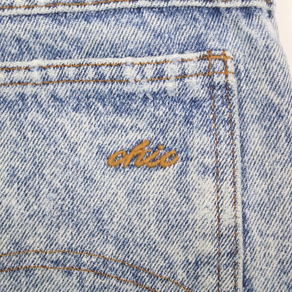 Vintage 80s 90s Chic Womens 14T Tall Acid Wash High-Waisted Mom Jeans - Picture 8 of 10